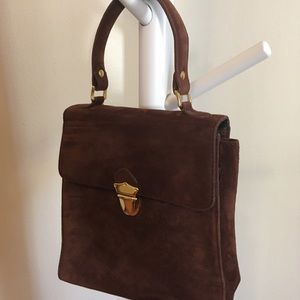 Brooks Brothers small leather satchel